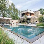 Infinity Pool with villa